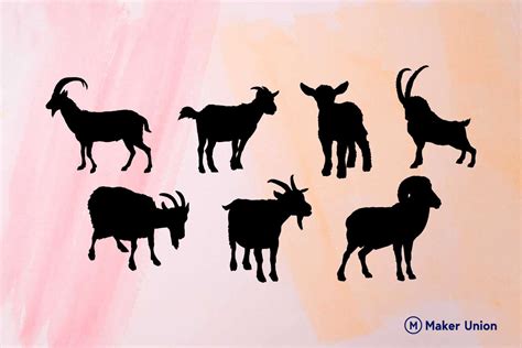 Goat FREE DXF Files for CNC.